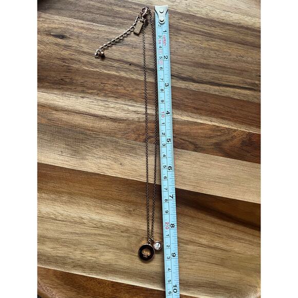 Kate spade rose gold necklace with heart shaped pendant charm - Picture 6 of 6